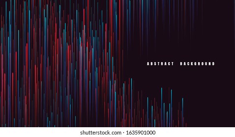 Lines composed of glowing backgrounds, abstract vector background