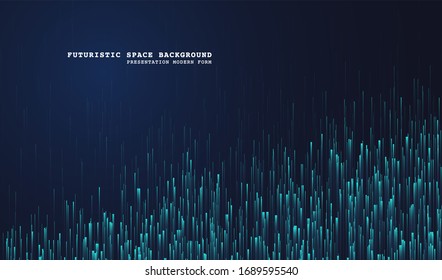 Lines composed of glowing backgrounds. Abstract modern lines. Cool gradient shapes. Graphic concept for your design