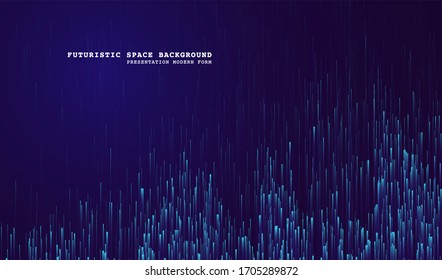 Lines composed of glowing backgrounds. Abstract modern lines. Cool gradient shapes. Graphic concept for your design