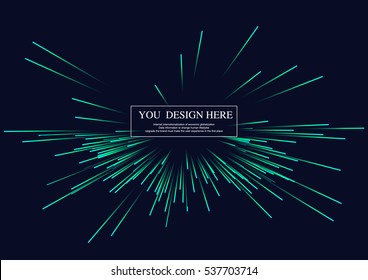 Lines composed of glowing backgrounds, abstract vector background