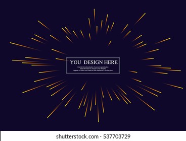 Lines composed of glowing backgrounds, abstract vector background
