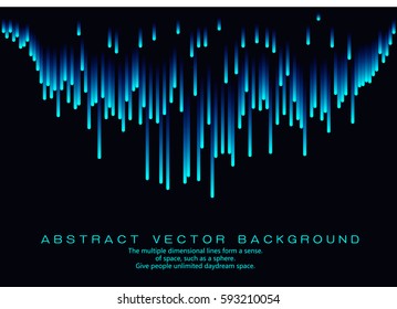 Lines composed of glowing backgrounds, abstract background