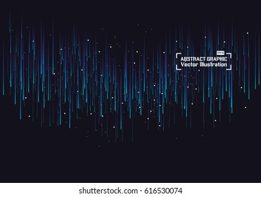 Linien auf glänzendem Hintergrund, abstrakter Vektorillustration