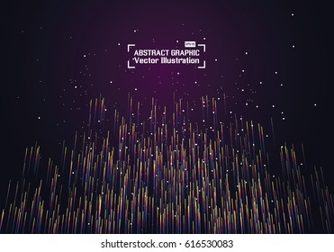 Lines composed of glowing backgrounds, abstract vector background
