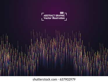 Lines composed of glowing backgrounds, abstract vector background