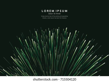 Lines composed of glowing backgrounds, abstract vector background