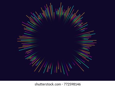 Lines composed of glowing backgrounds, abstract vector background?Radiation lines