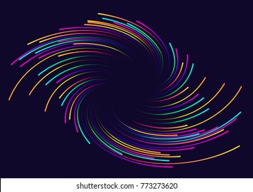 Lines composed of glowing backgrounds, abstract vector background