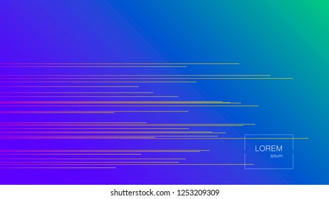Lines composed landing page, abstract vector background
