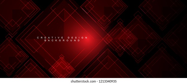 Lines composition with futuristic color. Abstract banner, header, backdrop, wallpaper element. Vector background illustration.
