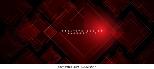 Lines composition with futuristic color. Abstract banner, header, backdrop, wallpaper element. Vector background illustration.