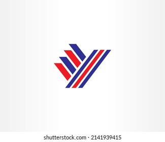 Lines concept logo design icon