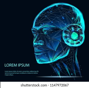 Lines connected to thinkers, symbolizing the meaning of artificial intelligence.