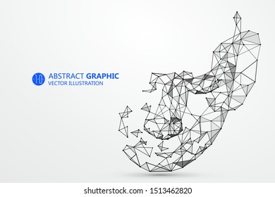 Lines connected to thinkers, symbolizing the meaning of artificial intelligence.