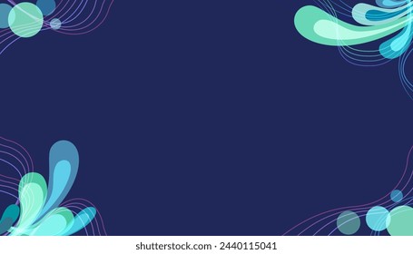 Fondo abstracto de líneas y curvas