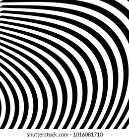 Projeto de linhas com listras preto e branco Vetor, listras textura da moda, impressão de zebra
