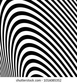 Lines Design with Black and White Stripes Vector, Stripes Fashion Texture

