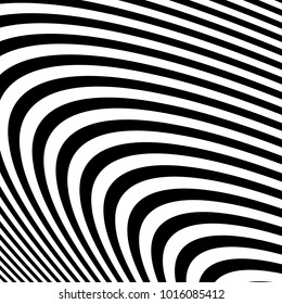 Diseño de líneas con vectores de franjas en blanco y negro, textura de moda de franjas
