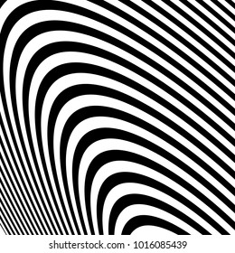 Lines Design with Black and White Stripes Vector, Stripes Fashion Texture
