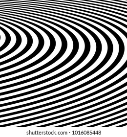 Lines Design with Black and White Stripes Vector, Stripes Fashion Texture
