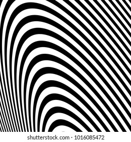 Lines Design with Black and White Stripes Vector, Stripes Fashion Texture
