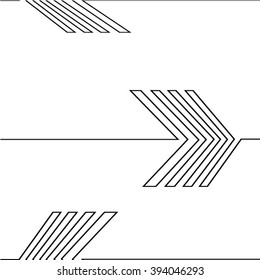 Lines Design . Vector Arrow Background . Arrow line Background . Abstract Arrow Geometrical Background . Modern Geometrical Arrow Design Template .