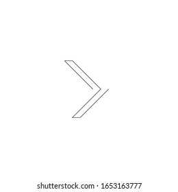 Lines Design . Vector Arrow Background.Abstract Geometrical illustration.