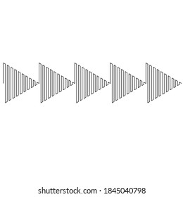 Lines Design . Vector Arrow Background.Abstract Geometrical illustration.