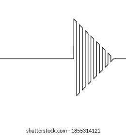 Lines Design . Vector Arrow Background.Abstract Geometrical illustration.
