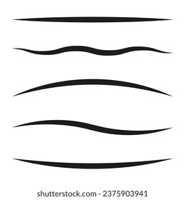 Lines with distortions. Vector illustration. EPS 10. 