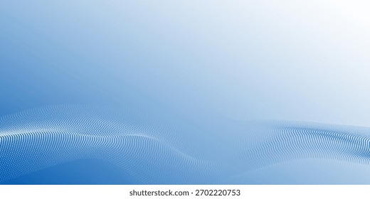 Lines dot blue abstract background simple art