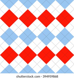 Lines Dots Blue Serenity Red White Diamond Background Background Vector Illustration