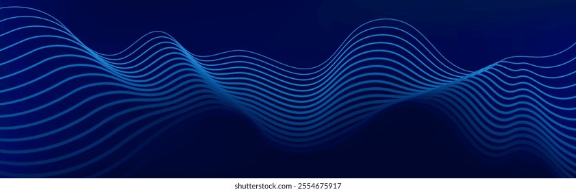 Lines forming an abstract background. Digital backdrop. Vector illustration.