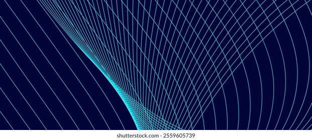 Lines forming an abstract background. Digital backdrop. Vector illustration.