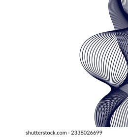 lines forming abstract curves, used as corner borders to enhance the technology themed background design