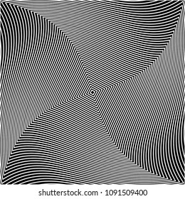 lines forming a whirlpool volumetric effect editable vector