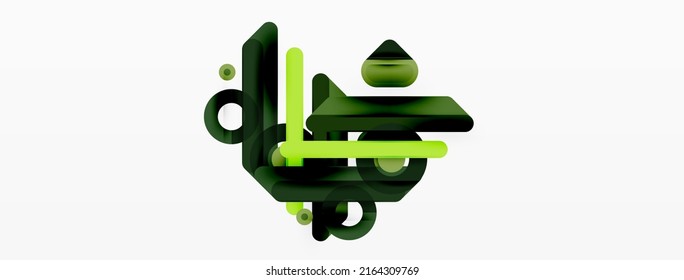 Linien, geometrischer Hintergrund. Business-Vorlage für Streifen und Ringe-Zusammenstellung für Bildschirmhintergründe, Banner, Hintergrund oder Landungen