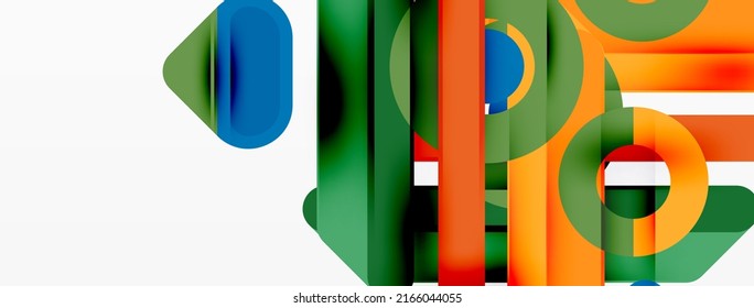 Linien, geometrischer Hintergrund. Business-Vorlage für Streifen und Ringe-Zusammenstellung für Bildschirmhintergründe, Banner, Hintergrund oder Landungen