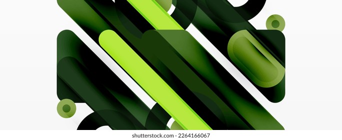 Fondo geométrico de las líneas. Plantilla de negocio de composición de bandas y anillos para papel de pared, pancarta, fondo o aterrizaje
