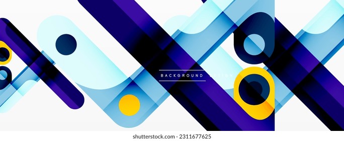 Lines geometric creative abstract background. Bright color line composition for wallpaper, banner, background or landing