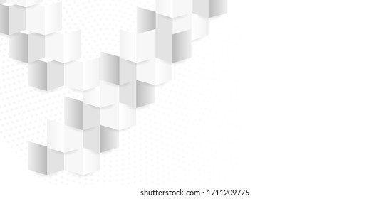 Lines geometric technology white gray modern new background for landing page for web convenient simple universal