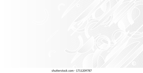 Lines geometric technology white gray modern new background for landing page for web convenient simple universal