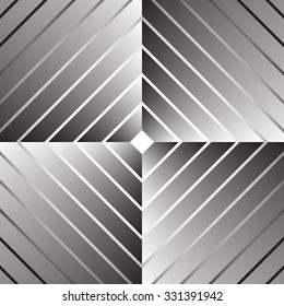 Lines with gradient fills forming a square.