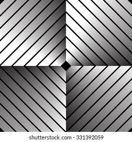 Lines with gradient fills forming a square.