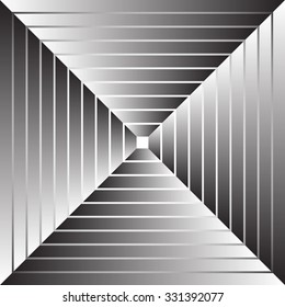 Lines with gradient fills forming a square.