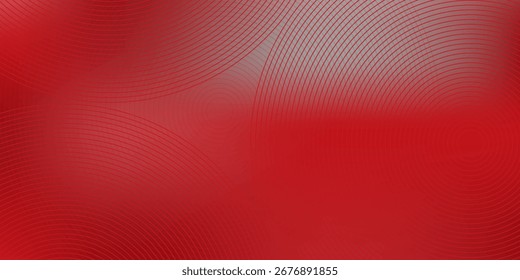 Lines  gradient red background, light and shadow on the backdrop with dimensions design