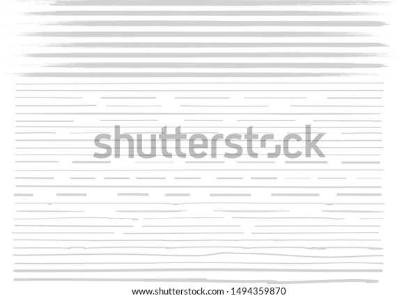 Lines hand drawn paint brush stroke. Vector set\
isolated on white. Collection of distressed, doodle, pen and pencil\
lines. Hand drawn scribble. Gray border, ink and grunge brush\
stroke lines, vector