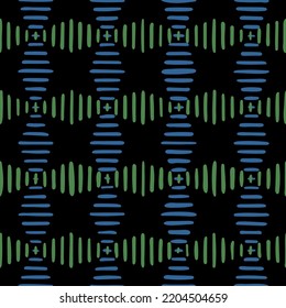 lines from hand drawn striped rhombus. color repetitive background. vector seamless pattern. geometric fabric swatch. wrapping paper. continuous design template for textile, linen, home decor, apparel