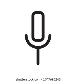Lines icon to record sound