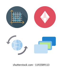 lines icon set. vector set about depth perception, prism, worldwide and symmetry icons set.